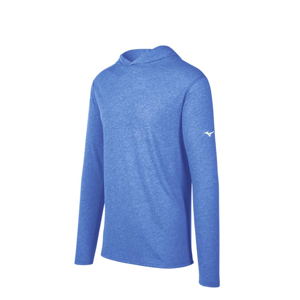 Felpa Con Cappuccio Mizuno Inspire Uomo - Blu Reale - 78462-IGNY